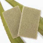 Full Circle Heavy Duty Scrubber Sponge – Robust Agave Leaf & Plastic-Free Cellulose – Dual-Sided Dish Sponge for Cast Iron, Grill Grates & Oven Racks, 6 Pack