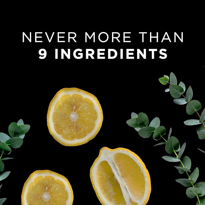 9 Elements Dishwashing Liquid Dish Soap, Eucalyptus Scent Cleaner, 16 oz Bottles (Pack of 3)