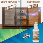 Professional Wood Cleaner and Restorer | Clean, Polish, & Restore Wooden Furniture & Hardwood Floors | Kitchen Cabinet & Table | Deep Wood Cleaner for Heavy Duty Cleaning | 32 oz