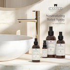 Castle Flush Therapy Neutralizing Toilet Spray | Odor Control: Mist Over the Water Surface, Go, Then Flush | Bathroom Freshening | Neutralizes Odors at the Source | Fresh Lotus | 8 oz