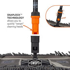 SWOPT 18” Microfiber Dust Mop + 60" Steel Handle, Combo — Includes Additional 18” Microfiber Refill, Machine Washable — Dust Mop Head with Long Handle Interchangeable with All SWOPT Cleaning Products