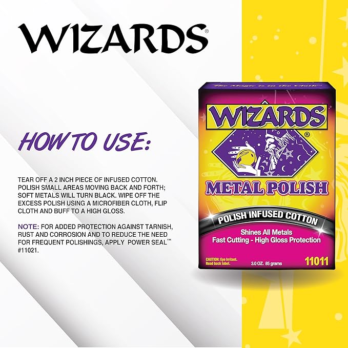 Wizards Metal Polish_Silver, Brass, Stainless & Aluminum Car Care 3oz-wt_11011