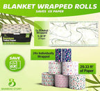 48 Bulk Premium Unbleached Bamboo Toilet Paper, 3-Ply, 300 Sheets, Plant-Based, PFAS-Free, FSC Certified, Chlorine-Free, Plastic-Free, BPA-Free Toilet Tissue (48)