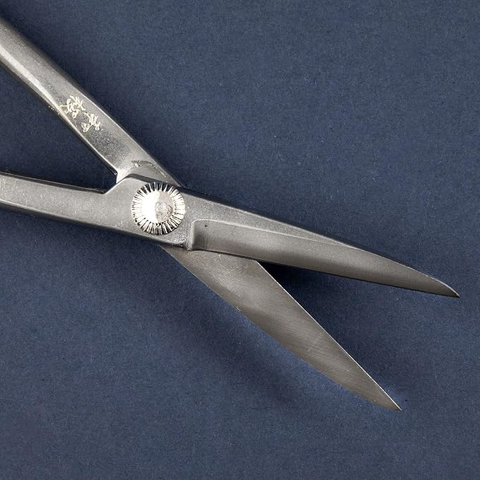 Wazakura Yasugi Stainless Steel Made in Japan Twig Bonsai Scissors 8.27" (210 mm), Japanese Garden Pruning Snip Tools Shears, Flower Herb Trimming Shears (Yasugi Stainless Steel Twig Scissors)