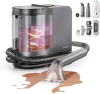 uwant Portable Carpet Cleaner with Steam& Hot Water System 18Kpa Powerful Suction Carpet Cleaner with 4 Cleaning Tools& Solution 2 in 1 Upholstery Cleaner Steam Cleaner for Pets, Car (Steam& Heating)