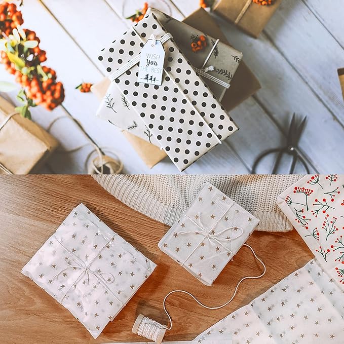 Benvo 656 Feet Cooking Twine Kitchen Cotton String 2mm Bakers Twine Natural Jute Twine 2 Ply String Rope Cord Wrapping, Ornaments, Baking, Butchers, Sausage, DIY Arts and Crafts-White