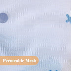 Mesh Laundry Bag, Durable Laundry Bags with Premium Zipper, 5-Piece Washing Machine Wash Bags for Delicates Blouse, Hosiery, Baby Clothes, Travel Organization Bag (Pineapple)