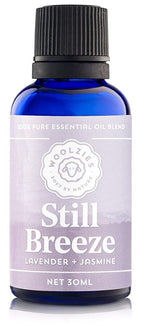Woolzies 100% Pure & Natural Still Breeze Essential oil Blend 1 Fl Oz | Lavender & Jasmine Therapeutic Grade Oil Blend | Use with Wool Dryer Balls or Oil Diffuser