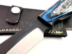 Hand Forged Carbon Steel Machete Billhook Sickle Knife | Yard Work | Tree Cutting | Brush Clearing Garden Tool | Leather Cover with Belt Loop (BHC3)