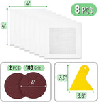 Bates- Drywall Repair Kit, 11 pcs, 4 Inch, Dry Wall Patch Kits, Wall Repair Patch Kit, Wall Patch Repair Kit, Drywall Hole Patch, Drywall Patch Kit, Wall Hole Repair Kit, Drywall Patch Hole