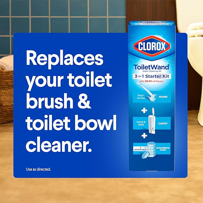 Clorox ToiletWand Toilet Cleaner Refills, Toilet brush, Original, 20 Count