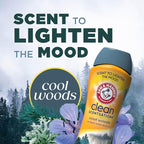 ARM & HAMMER Clean Scentsations In-Wash Scent Booster, Cool Woods scent, 24 Oz