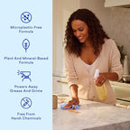 BLUELAND Multi-surface Cleaner, 4-Pack Refill, Fresh Lemon Scent, All-Purpose, Eco-Friendly Cleaning Supplies, 4 x 24 Fl oz