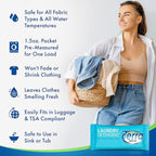 Travel Laundry Detergent & Dish Soap | Terra Breeze 1-Shoppe Amenities Kit | Laundry Soap, Dish Soap | 90 Pieces