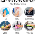 SUPERSCANDI 6 Pack Swedish Dishcloths for Kitchen - 100% Biodegradable & Compostable Reusable Paper Towels Washable, Food-Safe & Without Plastic - Dish Rags Suitable for Any Surface, Yellow