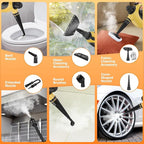 Handheld Steam Cleaner - High Pressure Steam Cleaner for Home, Multi-Functional Cleaning Tools for Kitchen, Bathroom, Couch, Car. Portable Steamer Makes Housework Easier
