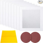 Bates- Drywall Repair Kit, 11 pcs, 6 Inch, Dry Wall Patch Kits, Wall Repair Patch Kit, Wall Patch Repair Kit, Drywall Hole Patch, Drywall Patch Kit, Wall Hole Repair Kit, Drywall Patch Hole