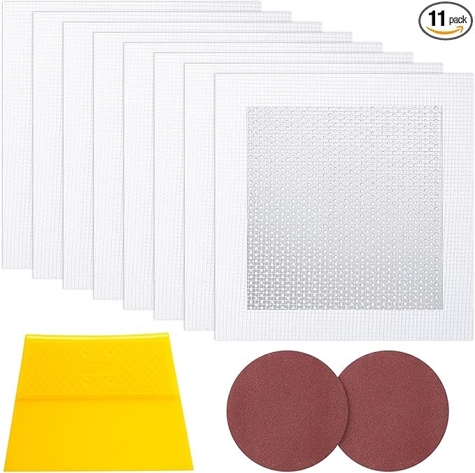Bates- Drywall Repair Kit, 11 pcs, 6 Inch, Dry Wall Patch Kits, Wall Repair Patch Kit, Wall Patch Repair Kit, Drywall Hole Patch, Drywall Patch Kit, Wall Hole Repair Kit, Drywall Patch Hole