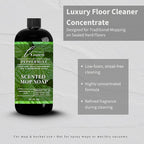 Lapew Peppermint Scented Mop Soap - Luxury Floor Cleaner Concentrate for Mopping Tile, Laminate, Vinyl & Hardwood | Streak-Free, Low-Foam | 36 oz