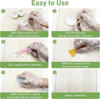 Surface Repair Kit for Tubs, Tiles, Countertops - Fixes Chips, Cracks, Scratches, Holes (Fiberglass, Porcelain, Stone, Acrylic)