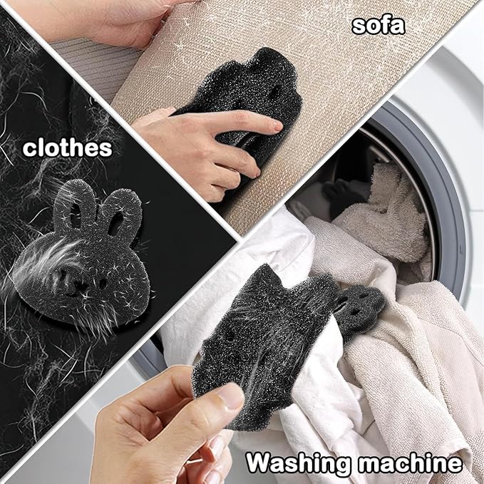 Pet Hair Remover for Laundry-6PCS,Dog Hair Remover for Laundry,Pet Hair Remover Balls for Washing Machine Reusable Hair Catcher for Dogs and Cats (1)
