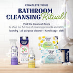 Cleancult Toilet Bowl Cleaner Sheets - Dissolvable, Septic Safe, Effective Cleaning, Removes Stains & Rings, Cleans & Deodorizes - 32 Uses - Fresh Lemon Scent - Plastic-Free Packaging,(Pack of 2)