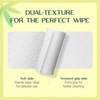 100% Bamboo Paper Towels | Lint-Free, Eco-Friendly, Tree-Free | 2-Ply Kitchen Paper Towel | Food Grade – FSC-Certified, BPA/PFAS-Free | 6 Mega Rolls – 150 Sheets/Roll | PALM NAKI