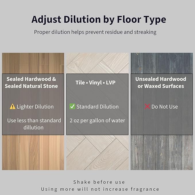 Lapew Magnolia Kisses Scented Mop Soap - Luxury Floor Cleaner Concentrate for Mopping Tile, Laminate, Vinyl & Hardwood | Streak-Free, Low-Foam | 36 oz