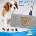 Microfiber Mops for Hardwood Floor Cleaning: MEXERRIS Flat Floor Mop with 4 Washable Pads 59" Adjustable Handle - Dust Dry Mops for Kitchen Bathroom Tile Laminate Wood Vinyl - Home Commercial Mop