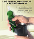 4 in 1 Cup Lid Gap Cleaning Brush - 2025 Multifunctional Insulation Bottle Cleaning Tools, Mutipurpose Tiny Silicone Cup Holder Cleaner, Home Kitchen Cleaning Tools