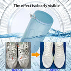 Kimmama Shoe Washing Machine Bag,Laundry Shoes Bags,Sneaker Wash Protector Sack,Sandwish Mesh,Blue,8x15"