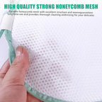 Kimmama Shoe Washing Machine Bag,Laundry Shoes Bags,Sneaker Wash Protector Sack,Sandwish Mesh,White,8x15"