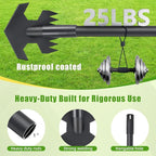 Garden Hoe,2 in 1 Heavy Duty Scuffle Weeding Hoe Garden Tool with Shaped Edge, 45 inch Long Handle, Hand Weeding Rake Action Hoe for Weeding Gardening Grass Weed Moss Removal