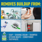 CLR Brands Clog Preventer Monthly Build Up Remover, 42 oz. Bottle, Drain Cleaner, Degrades Oils, Grease, Proteins and Fatty Acids, Safe for All Pipes and Septic Systems