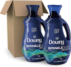Downy WrinkleGuard Liquid Fabric Softener and Conditioner,Fresh,48 fl oz 48 Loads,(Pack of 4)