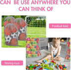 Berlune 30 Pack 24 x 36 Inches Large Mesh Bags for Laundry, Wash bags, Sturdy Mesh Material Closed with Drawstring, Factory, University, Dormitory, Travel and Apartment Dweller (Gray)