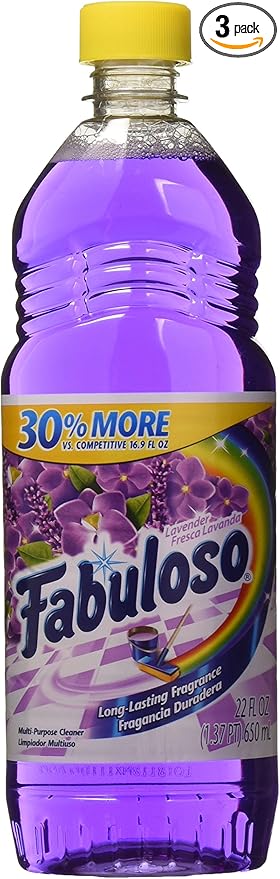Fabuloso All Purpose Cleaner, Lavender, 22 Fl Oz (Pack of 3)