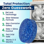 AC Pan Tablets, Commercial-Grade, Gel Lock Tech: Long Lasting, Moisture Activated Slow Release, Non-Corrosive & Safe - No Residue, Pan Treat Tablets (1 Ton, 140 Pack)