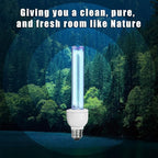BAIMNOCM 2 Pack UVC Light Bulb Ozone Free, UV Lamp 25 Watt, 254nm Weavelength UV-C lamp for Basement E26 Base 2 Count