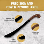 Condor Tool & Knife Survival Machete with Walnut Handle