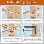 Drywall Anchor with Included Bolts and Washers for 1/4”-20,Toggle Bolt,Heavy Duty Hollow Drywall Anchors for TV Mounting Kit, Hollow-Wall Anchors Screws Kit That Hold 270 Lbs-100PCS