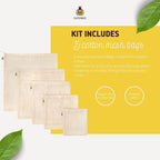 SuperBee Laundry Kit - Eco Laundry travel kit - Chemical Free Sensitive Skin Laundry - Laundry alternative 300 loads - 3 Wool Dryer Balls - Natural Fabric Softener - Cotton mesh laundry bags set