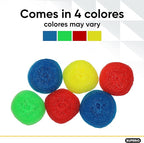 Nylon Scouring Pads-Dish Scrubbers, for Dishes, Pots, and Stoves, Durable Mesh Scourers, for Tough Cleaning. Nylon Dish Scrubbers, Assorted Colors (Superio) (24 Pack)
