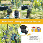 Extendable Pole for Cordless Electric Pruning Shear, Telescopic Pole 4.2-8.2 ft Extension for Gardening Tree Pruner Extended Cutting Reach for Professional Battery Secateurs Heavy Duty