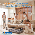 Cordless Vacuum Cleaner Ultra-Lightweight, Pet Vacuum Cleaners for Home with Powerful Suction, Stick Vacuum Cordless Rechargeable, Household Vacuum for Hardwood Floor, Carpet, Pet Hair, Car