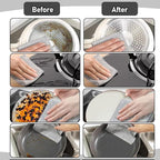 XANGNIER 8 Pcs Multipurpose Wire Dishwashing Rags,New Upgrade Non Scratch Wire Dishcloth,Steel Wool Cleaning Cloths,Multi Purpose Metal Mesh Miracle Cleaning Cloths for Kitchen,Dishes,Sink