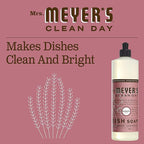 MRS. MEYER'S CLEAN DAY Liquid Dish Soap, Biodegradable Formula, Rosemary, 16 fl. oz