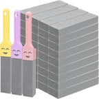 36 Pack Pumice Stone Toilet Bowl Cleaner with Handle Pumice Stone for Cleaning Toilets, Stove, Bathtubs, Grills, Swimming Pools, Sinks Pumice Stone Stick Powerfully Cleans Hard Water Rings