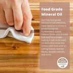 Specialist Cutting Board Oil by The Block & Board Company | Food Grade Mineral Oil for Wood, Stone, & Butcher Blocks | Quick Drying, Tasteless, Odorless & Colorless | Restore & Protect (8.5oz/250ml)