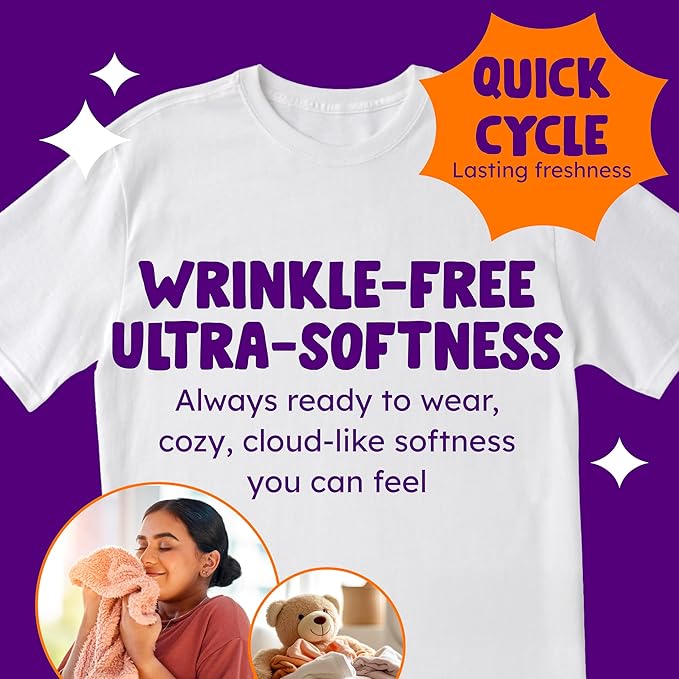 Originally Yellow Plant Based Fabric Softener | Ultra-Concentrated Laundry Softener Infused with Organic Lavender | High-Efficiency Plant Liquid Fabric Softener Helps Remove Static & Wrinkles | 34 Oz